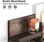 Lwenki Mail Organizer for Wall Mount – Key Holder with Shelf Includes Letter Holder and Hooks for Coats, Dog Leashes – Rustic Wood with Flush Mounting Hardware (16.5” x 8.7” x 3.5”) - Image 2