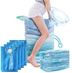 TAILI Vacuum Storage Bags 4 Pack, Jumbo Cube (31x40x15 Inch), Blue by TAILI