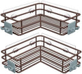 Nieifi Corner Shower Shelves, Adhesive Shower Caddy, Bathroom Organization by Nieifi