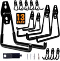 13 Pack Heavy Duty Garage Hooks, Wall Mounted Tool Hangers by Unknown