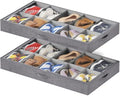 Lifewit 4.3 Inches Under Bed Shoe Storage Organizer Fits 10 Pair Sneakers, by Lifewit