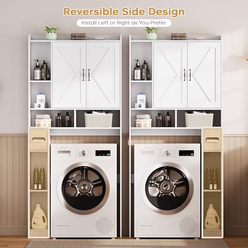 Over the Toilet Storage Cabinet, 31”W Bathroom Organizer - Image 5