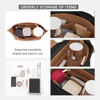 LOUKAYCCI Felt Purse Organizer Insert for Longchamp Le Pliage L Handbag Insert (Large, EarthColor) - Image 5