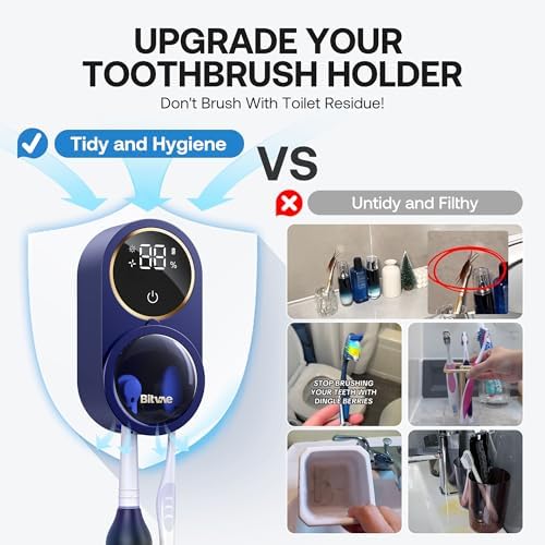 Bitvae Upgraded Tooth Brush Holder for Bathroom 2.0 Infrared Sensing - Image 5