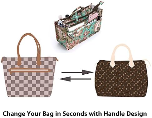 BTSKY Printing Handbag Organizers Inside Purse Insert for Women - Image 2