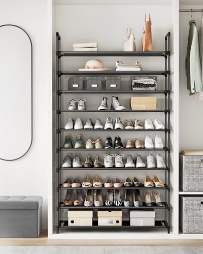 SONGMICS Shoe Rack, 10-Tier Shoe Shelf, Shoe Storage Organizer - Image 2