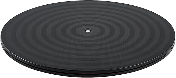 HSTECH 14 Inch Heavy Duty Rotating Swivel Stand - Lazy Susan with Steel Ball Bearings for Model Base/Rotating Plants/Crafts Stand Monitor/TV/Monitors/Potted Plants (360˚ Rotation) by HSTECH