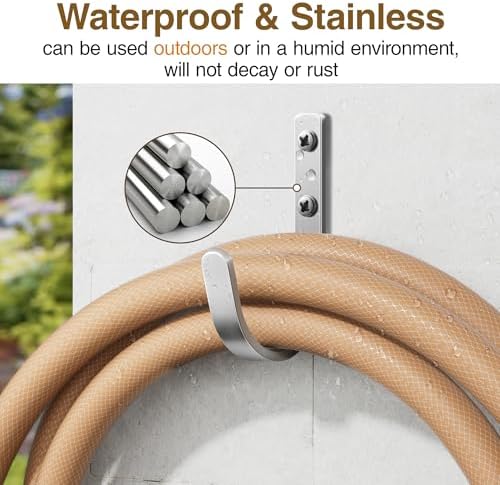 10-Pack 22LB Wall Hooks for Hanging Towel/Coat, Brushed Nickel - Image 5