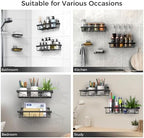 Shower Shelves, Adhesive Shower Caddy Storage Organizer 4-Pack - Image 6
