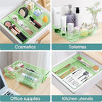 25 PCS Plastic Drawer Organizer Set, Makeup Organizers and Storage Bins - Image 5