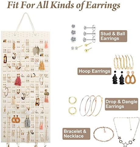 RESOVO Extra Large Hanging Earrings Organizer & Holder - Image 3