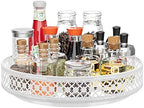 13 inch Lazy Susan Turntable - Metal Spice Organizer for Cabinet Table Top by OVICAR