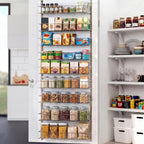 ElegantArray 9-Tier Pantry Door Organizer, Brown by Unknown