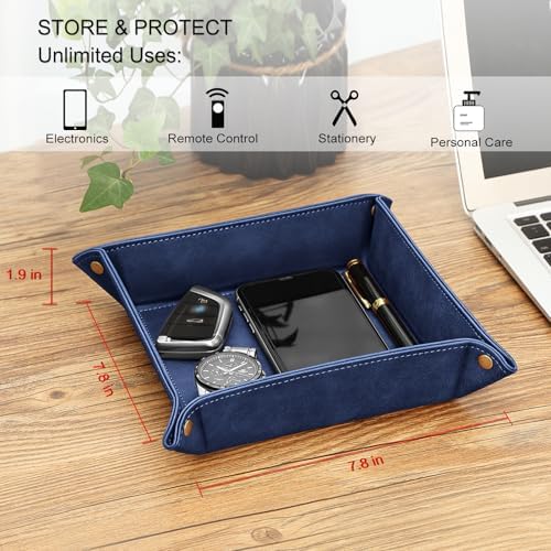SITHON Valet Tray Desktop Storage Organizer Nightstand Caddy Holder - Image 4