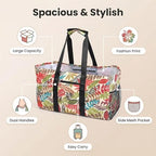 Extra Large Utility Tote Bag - Reusable Grocery Bags Foldable Heavy Duty - Image 6