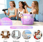 Mesh Shower Caddy Portable - 9 Pockets, Shower Bag for Dorm Room Camping - Image 2