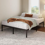 Allewie Queen Bed Frame, 12 Inch Metal Beds with Storage Space, Black - Image 4