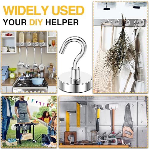DIYMAG Magnetic Hooks 20pcs 85lbs Cruise Essentials 2026 Magnet Hook - Image 6