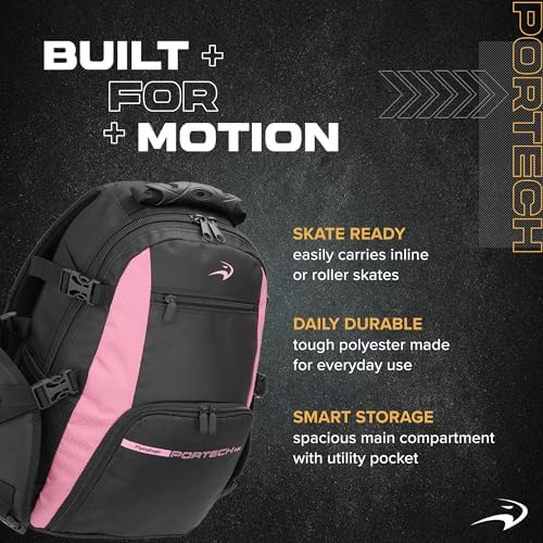 Flying Eagle Portech Travel Backpack - Urban Inline Skates Sports Backpack, Skating Bags, Travel Bag, Inline Skate Bag for Women & Men, Sports Equipment Organizer, Skate Accessories - Image 2
