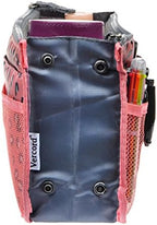 Vercord Purse Organizer Insert for Handbags Bag Organizers Inside Tote Pocketbook Women Nurse Nylon 13 Pockets Pink Leopard Medium - Image 4