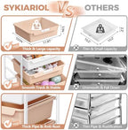 SYKIARIOL Rolling Craft Storage Cart with 4 Drawers,Kids Art Cart,Pearl - Image 5