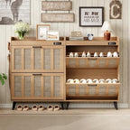 ChooChoo Shoe Storage Cabinet with 2 Flip Drawers and Deodorizer - Image 2