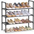SONGMICS 3-Tier Shoe Rack, Shoe Storage for Hallway Closet by Unknown