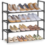 SONGMICS 3-Tier Shoe Rack, Shoe Storage for Hallway Closet by Unknown