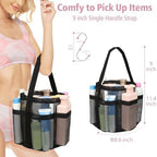 Mesh Shower Caddy Portable - 2 Packs, Large Shower Bag for Dorm, Camping - Image 4