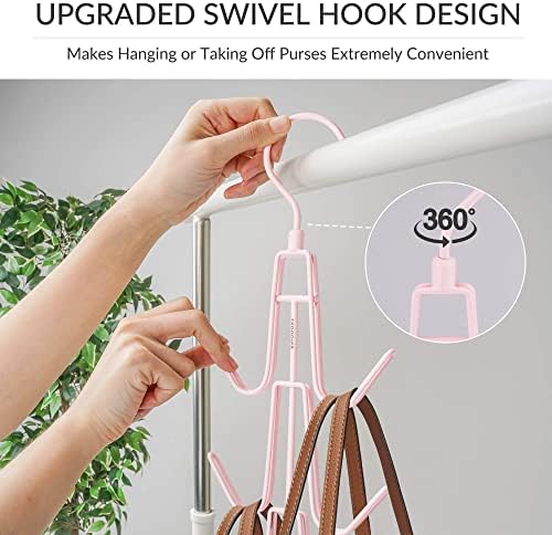 ZEDODIER 2 Pack Purse Hanger, Purse Organizer for Closet, Holds 12 Bags - Image 3