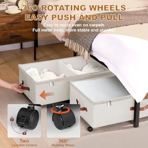 Under Bed Storage Container for Bedroom: - Image 2