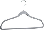 DEILSY™ Non-Velvet Thin Hangers Space Saving Gray Hangers 50 Pack | Space saving hangers, sturdy slim hangers, thin hangers for shirts, jackets, coats and everyday clothing - Image 9