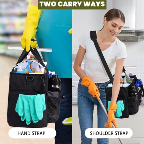 Large Cleaning Caddy Bag Built-in hard plastic sheet Aluminum foil lining - Image 5