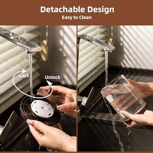 Ankou Glass Coffee Canister 900ml x 2 Jar, Airtight Food Storage Container with Pop Lid, Kitchen High Borosilicate Glass Contianers For Tea Coffee Bean Sugar - Image 6