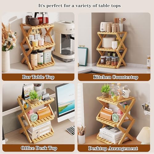 Small Shoe Rack, 3 Tier Portable Folding Shoe Storage Rack, Without Installation, Mini Free Standing Shoe Rack for Camping, Corridors, Bedrooms Living Room Corner and Small Spaces - Image 5