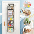 Over Door Organizer Hanging Storage 5 Shelf Clear Pockets Pantry Closet - Image 5