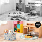 Soccer Storage Basket Toy Storage Bins Collapsible Cube Organizer - Image 4