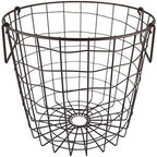 DII Metal Wire Utility Storage Bin, Small Round, 12x12x10, Bronze by DII