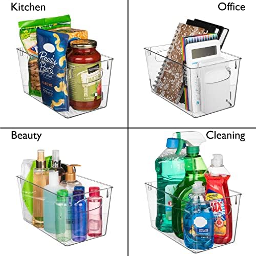 ClearSpace Clear Plastic Storage Bins – Perfect Kitchen Organization and Storage or Pantry Storage – Fridge Organizer, Pantry Organization and Clear Storage Bins, Cabinet Organizers - Image 4