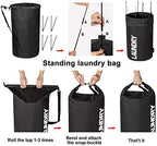WOWLIVE Backpack Laundry Bag for College, Collapsible Hampers for Laundry - Image 5