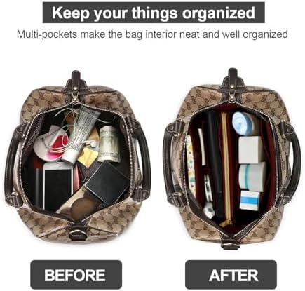 OMYSTYLE Purse Organizer Insert, Felt Tote Bag Organizer Insert with 5 Sizes, Handbag Dividers for Inside Purse, Compatible with Longchamp, Neverful, Speedy and More - Image 4