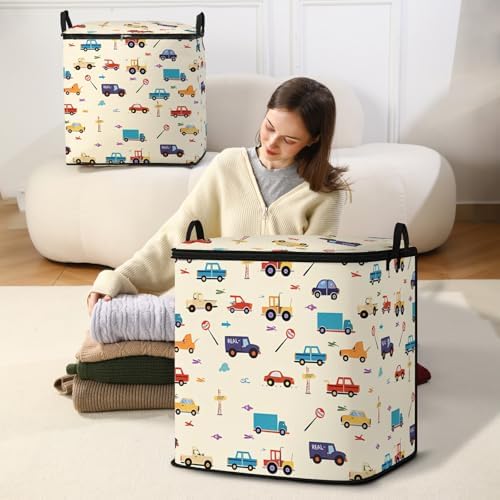 2pcs blanket storage bag for under bed,closet organizers 95L - Image 5