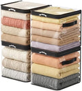 Lifewit 4 Pack Clear Clothes Storage Bags, Sweater Storage with Zipper, 18L by Lifewit