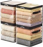 Lifewit 4 Pack Clear Clothes Storage Bags, Sweater Storage with Zipper, 18L by Lifewit