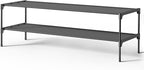 Kitsure Shoe Rack - Non-Woven Shoe Rack Shelf, 36.2" Wide - 2 Tier, Black | Shoe Organizer for Closet, Entryway, Garage, Stackable Shoe Shelves, college dorm&apartment essentials by Kitsure