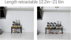 Expandable Cabinet Shelf Organizer Riser for Kitchen Pantry Cupboard Under Sink Countertop (black, 8.2’’D * 12.2-21.6’’W * 7.7’’H) - Image 5