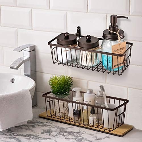 SheeChung Metal Wire Basket, Small Storage Baskets for Bathroom Kitchen - Image 5