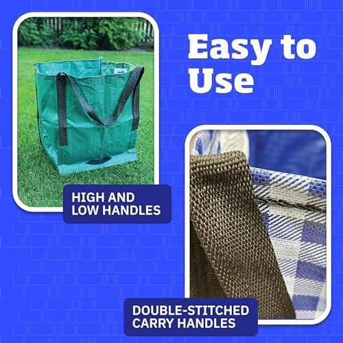 DURASACK Heavy Duty Storage Tote Bag 22-Gallon, Gray , Pack of 4 - Image 5
