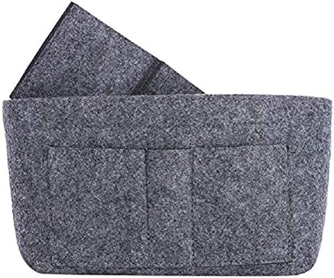 ZTUJO Purse Organizer Insert, Felt Bag Organizer For Handbag Purse Organizer,13 Colors, 6 Size (Large,Grey) - Image 4