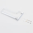 NEWRAIN Chrome Clothes Drying Rack, Wall Mounted Swing Arm Hanger for Laundry Room, Garage, Indoor & Outdoor Use - Image 7